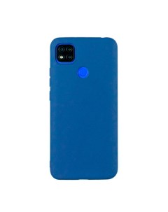 Чехол для Redmi 9C бампер Matte Темно синий Case