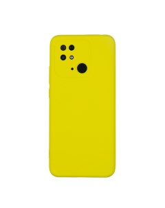 Чехол для Redmi 10C бампер AT Silicone Case желтый Xiaomi