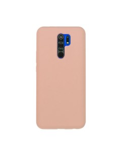 Чехол для Redmi 9 бампер AT Silicone case Нежно розовый Digitalpart