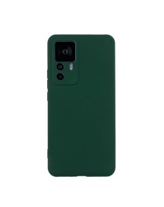 Чехол для Xiaomi 12T 12T Pro бампер АТ Silicone Case темно зеленый Digitalpart