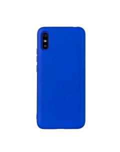 Чехол для Redmi 9A бампер Liquid Синий Case