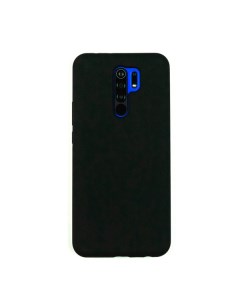 Чехол для Redmi 9 бампер AT Silicone case Черный Digitalpart