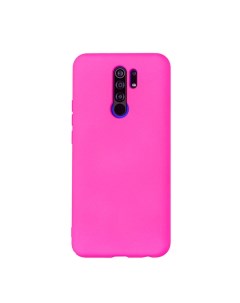 Чехол для Redmi 9 бампер Liquid Розовый Case