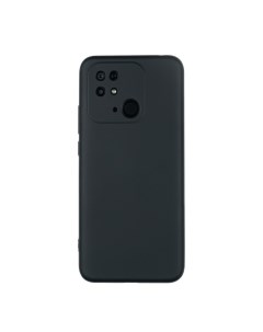 Чехол для Redmi 10C бампер AT Silicone Case черный Xiaomi