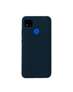 Чехол для Redmi 9C бампер AT Silicone case Темно синий Digitalpart