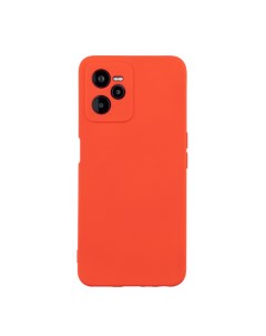 Чехол для Realme C35 бампер АТ Silicone case красный Digitalpart