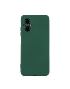 Чехол для POCO M5 бампер AT Silicone Case темно зеленый Digitalpart