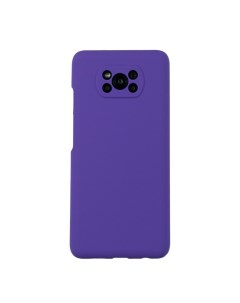 Чехол для POCO X3 X3 Pro бампер АТ Silicone Case Фиолетовый Lanfei