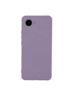 Чехол для Realme C30 бампер Liquid TPU фиолетовый Bingo