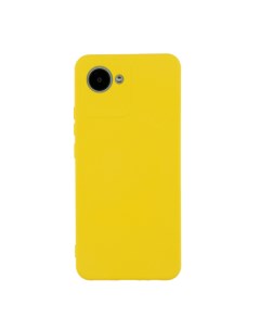 Чехол для Realme C30 бампер Liquid TPU желтый Bingo