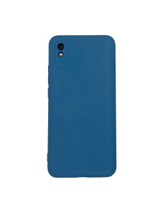 Чехол для Redmi 9A бампер AT Silicone case синий Digitalpart