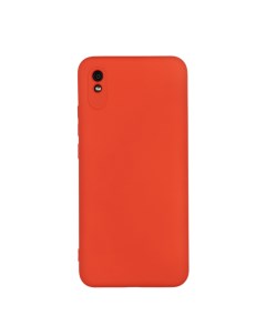 Чехол для Redmi 9A бампер AT Silicone case Красный Digitalpart