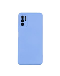 Чехол для POCO M3 Pro 5G Redmi Note 10 5G бампер АТ Soft touch Светло голубой Lanfei