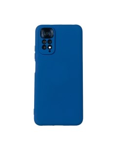 Чехол для Redmi Note 11 11S бампер АТ Silicone Case Синий Digitalpart
