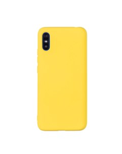 Чехол для Redmi 9A бампер Liquid Желтый Case