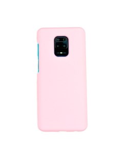 Чехол для Redmi Note 9S 9 Pro бампер AT Silicone case Светло розовый Digitalpart