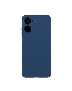 Чехол для Realme 10 бампер АТ Silicone case темно синий Digitalpart