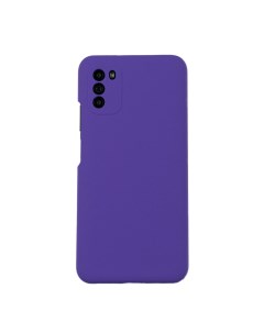 Чехол для POCO M3 бампер АТ Silicone Case Фиолетовый Lanfei