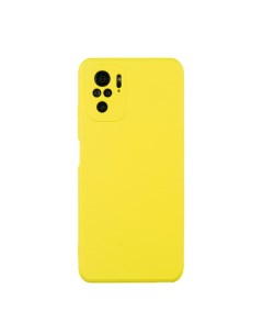 Чехол для Redmi Note 10 бампер Liquid Желтый Bingo