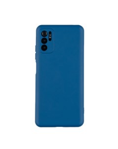 Чехол для POCO M3 Pro 5G Redmi Note 10 5G бампер АТ Soft touch Темно синий Lanfei