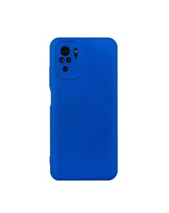 Чехол для Redmi Note 10 бампер Liquid Синий Case