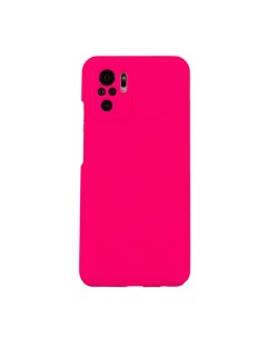Чехол для Redmi Note 10 10S бампер АТ Silicone Case Ярко розовый Lanfei