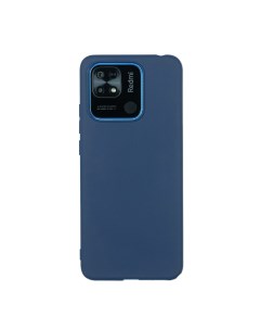 Чехол для Redmi 10C бампер АТ Soft touch Синий Digitalpart