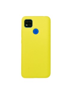Чехол для Redmi 9C бампер AT Silicone case Светло желтый Digitalpart