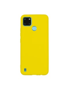 Чехол для Realme C21 Y бампер АТ Soft touch желтый Digitalpart
