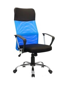 Кресло офисное Монте AF C9767 черный синий Mio tesoro