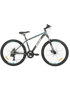Велосипед Rocky 1 0 Disc 26 2021 13 серый синий Aist