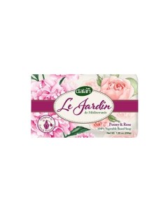 Мыло парфюмированное Пион и роза Le Jardin 200 Dalan