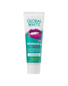 Зубная паста Энзимное отбеливание Global white