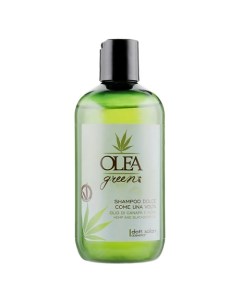 OLEA GREEN Шампунь с маслами конопли и ежевики VeganOK 1000 Dott.solari cosmetics