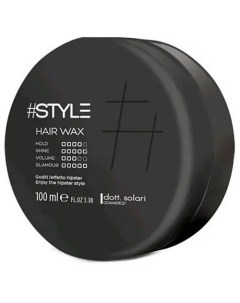 Воск для волос сильной фиксации STYLE 100 Dott.solari cosmetics