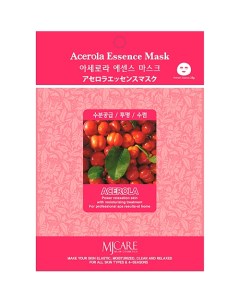 MJCARE Тканевая маска для лица с экстрактом ацеролы 23 Mijin