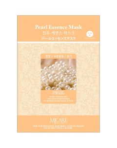 MJCARE Тканевая маска для лица с экстрактом жемчуга 23 Mijin