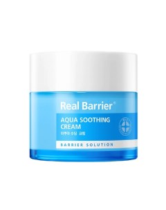 Охлаждающий корейский крем для лица с пантенолом Aqua Soothing Cream 50 Real barrier