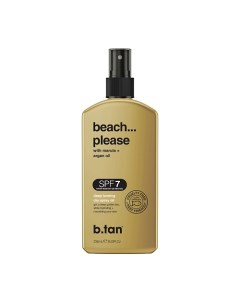 Сухое масло спрей для загара beach please deep tanning dry spray oil 236 B.tan