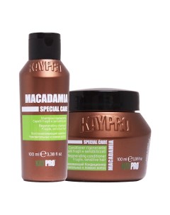 Набор Macadamia увлажняющий шампунь кондиционер Kaypro