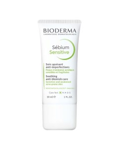 Увлажняющий успокаивающий Сенситив крем для проблемной кожи лица Sebium 30 Bioderma