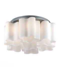 Люстра потолочная SL116.502.06 серебристый/белый (6*60Вт, E27) St luce