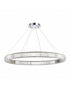 Люстра подвесная SL1622.183.01 хром/прозрачный (1*52Вт, 4000К, LED) St luce