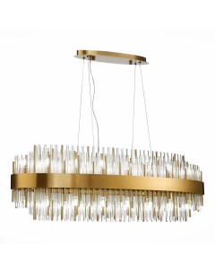 Люстра подвесная SL1158.303.32 латунь/латунь, прозрачный (32*5Вт, G9) St luce