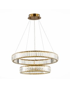 Люстра подвесная SL1622.303.02 латунь/прозрачный (1*70Вт, 4000К, LED) St luce