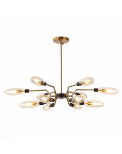 Люстра подвесная SL1174.303.12 латунь/коньячный (12*5Вт, G9) St luce