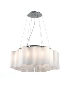 Люстра подвесная SL116.503.06 серебристый/белый (6*60Вт, E27) St luce