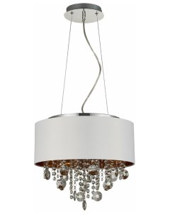 Светильник подвесной SL1350.503.04 хром/белый, золотистый, прозрачный (4*40Вт, Е14) St luce