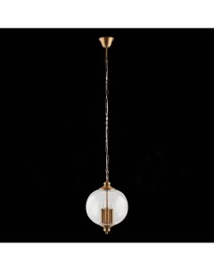 Светильник подвесной SL362.203.03 золотистый/прозрачный (3*60Вт, E14) St luce