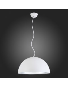 Светильник подвесной SL279.503.01 белый/белый, серебристый (1*60Вт, E27) St luce